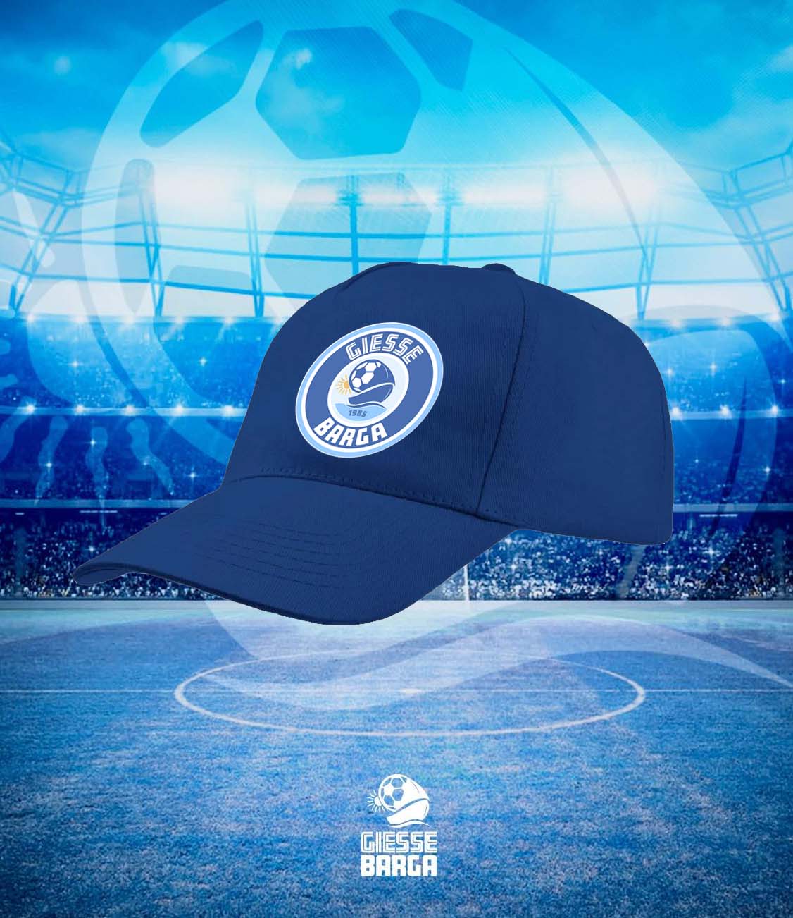 Cappellino Blu Basic Logo