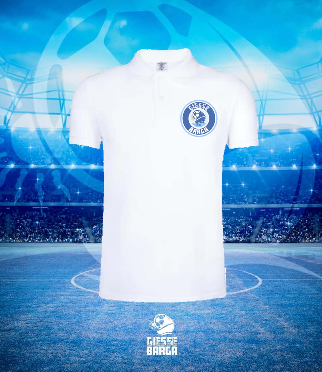 Polo Bianca Logo GIESSE